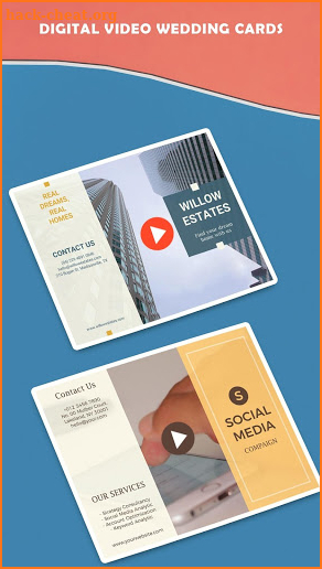 Digital Video Brochure Maker, Video Marketing App screenshot
