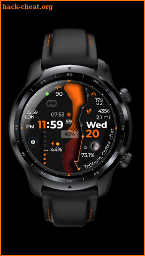 Digital Watch Face CUE102 screenshot