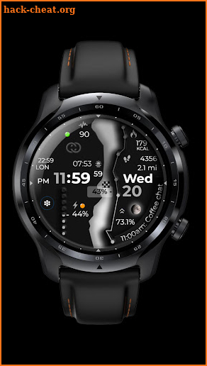 Digital Watch Face CUE102 screenshot