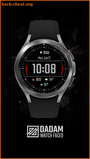 Digital watch face - DADAM45 screenshot