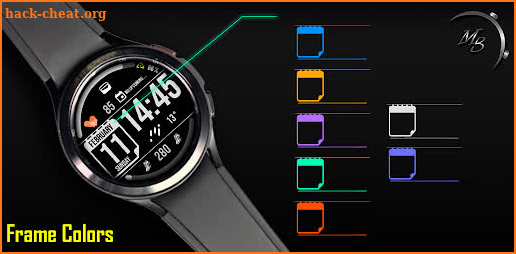 Digital Watch Face MB110 screenshot