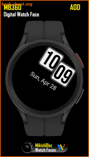 Digital Watch Face MB360 screenshot