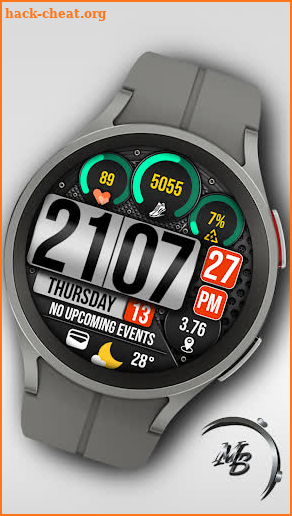 Digital Watch Face MB365 screenshot