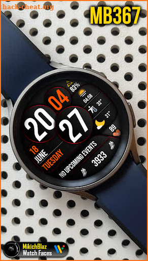 Digital Watch Face MB367 screenshot