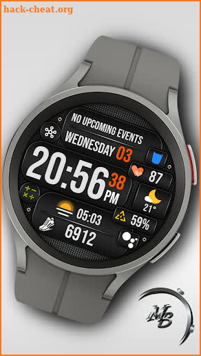 Digital Watch Face MB368 screenshot