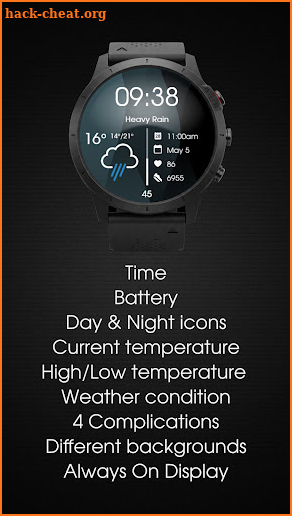 Digital Watchface D2 screenshot