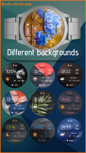 Digital Watchface Liquid glass screenshot