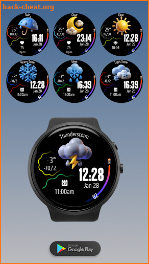 Digital Watchface Weather 3D screenshot