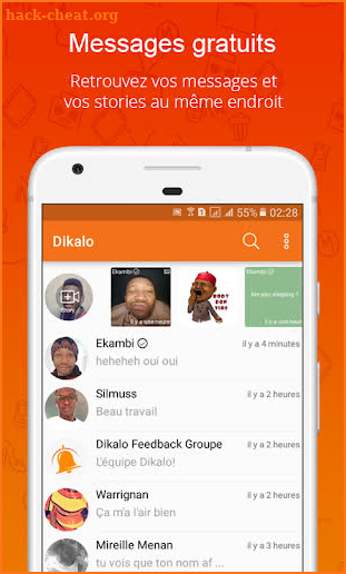 Dikalo Messenger screenshot
