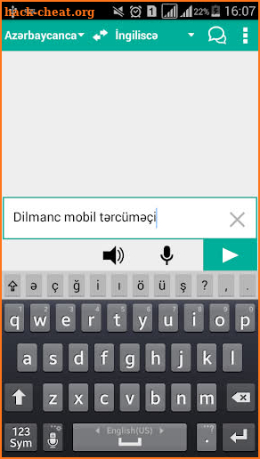 Dilmanc Translator screenshot