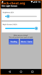 Dim Night Mode Screen - Night Mode Pro screenshot