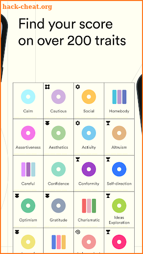 Dimensional Personality Test screenshot