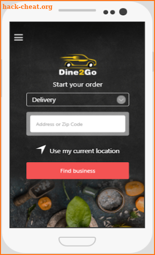 Dine2Go Ordering App screenshot