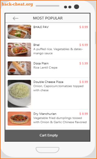 Dine2Go Ordering App screenshot