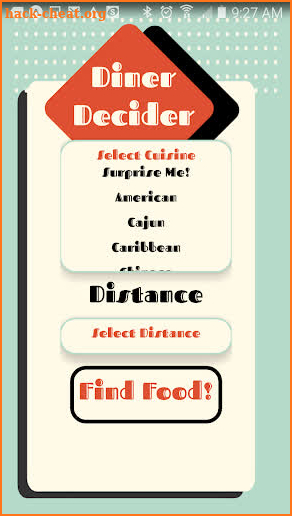 Diner Decider screenshot