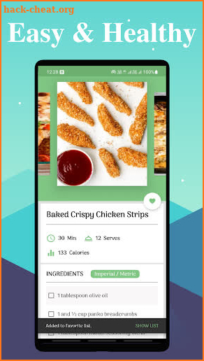 Dinner Recipes Pro screenshot