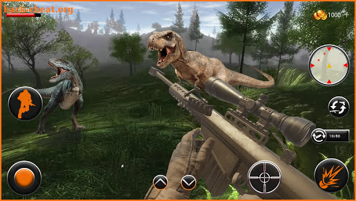 Dino Attack Gun Strike Professional Hunting Jungle screenshot