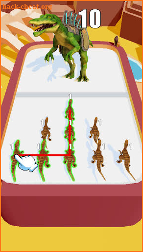 Dino Battle: 3D Merge Games screenshot