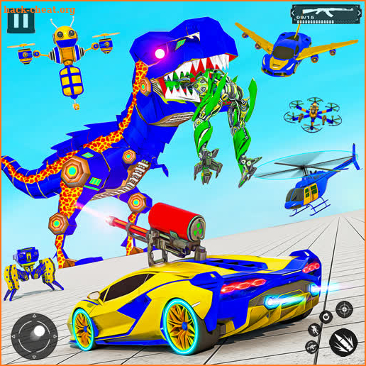 Dino Car Robot Transform Games screenshot