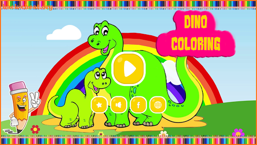 Dino Coloring Book screenshot