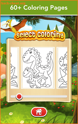 Dino Coloring Game screenshot