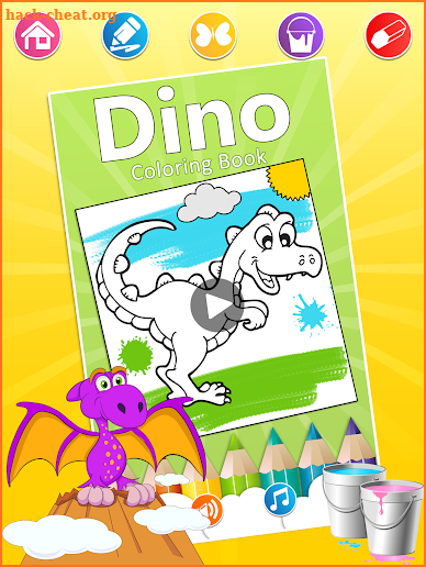 Dino Coloring Pages screenshot