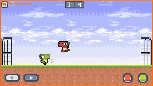 Dino Football - Pixel ball screenshot