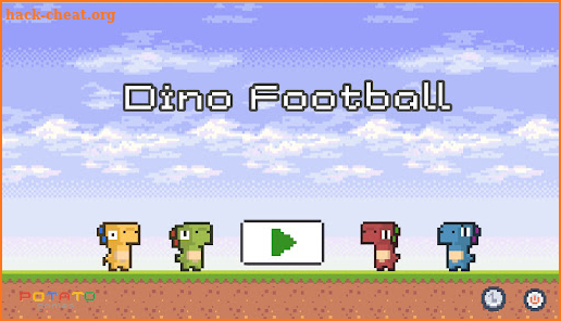 Dino Football - Pixel ball screenshot