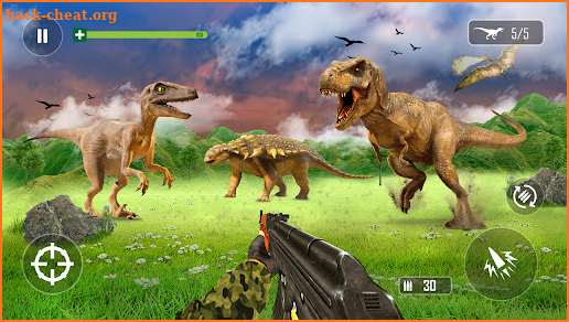 Dino Hunting 3D Wild Hunter Dinosaur Games screenshot