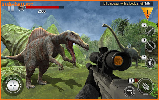Dino Hunting Free Wild Jungle Sniper Safari screenshot