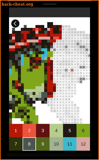 Dino Hybrids Pixel Art: Jurassic Color by Number screenshot