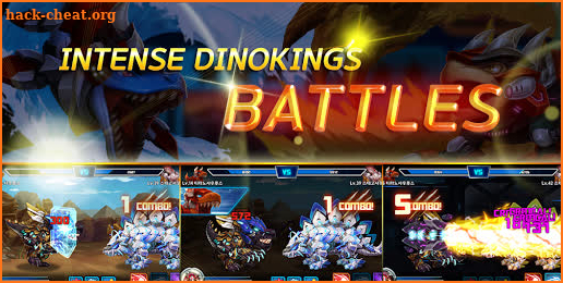 Dino King Dark T-Rex VS Iron T-Rex screenshot