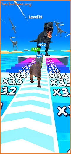 Dino Leveling: Eat & Run screenshot