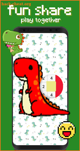 Dino Mini Pixelcraft:Coloring Art Number screenshot