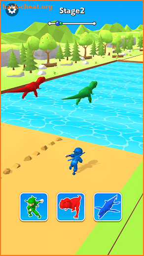 Dino Ninja Race screenshot
