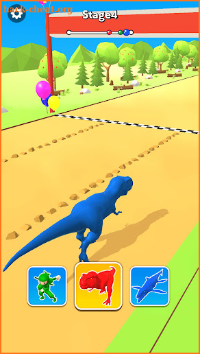 Dino Ninja Race screenshot
