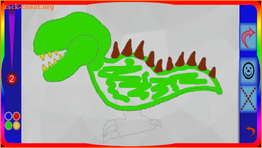 Dino Paint: Jurassic period screenshot