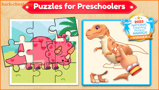 Dino Puzzle Games for Toddlers screenshot