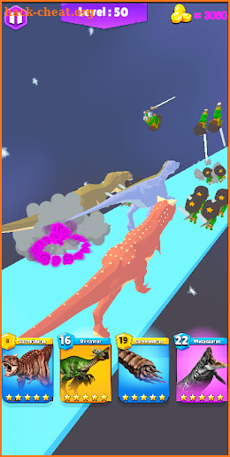 Dino Race: animal transform screenshot