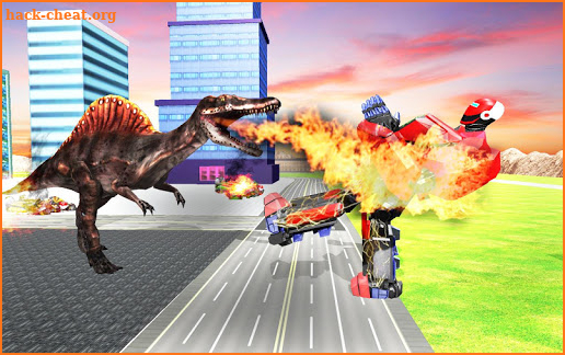 Dino Rampage Attack: City T-Rex VS Angry Gorilla screenshot