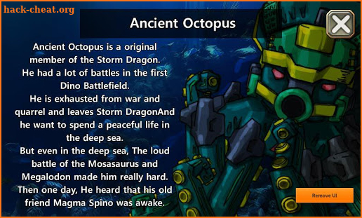 Dino Robot - Ancient Octopus screenshot