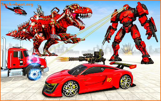 Dino Robot Car Transform Games screenshot