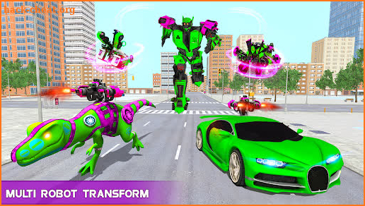 Dino Robot Transformation Games - Robot Car Games screenshot