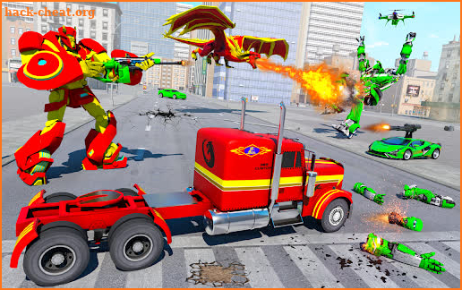 Dino Robot Truck: Dragon Game screenshot