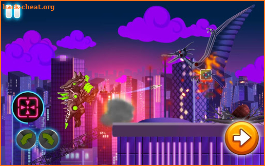 Dino Robot Wars: City Driving and Shooting Game screenshot