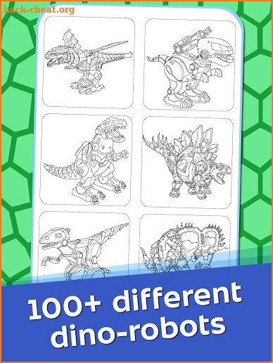 Dino Robots Coloring Book for Boys screenshot