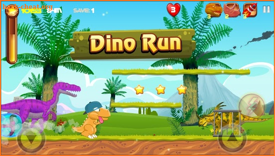 Dino Run 4 Jurassic Adventure - Dinosaur Game screenshot