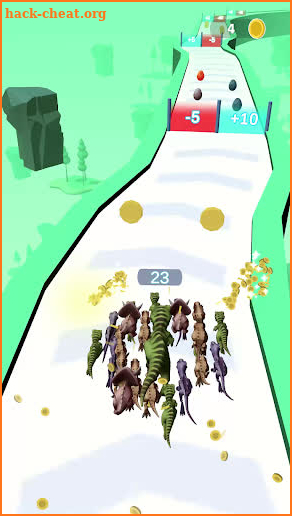 Dino Rush 3D - Rescue All ! screenshot