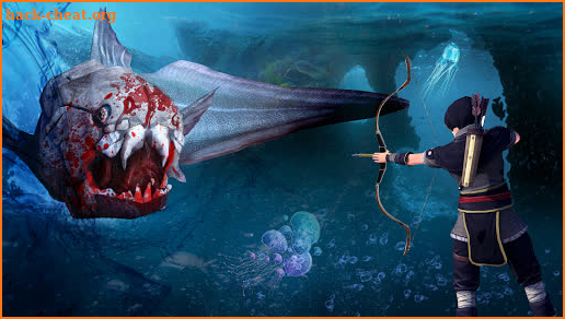Dino shark hunter underwater game 2021 screenshot