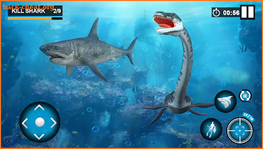 Dino Shark Hunting Shark Games screenshot